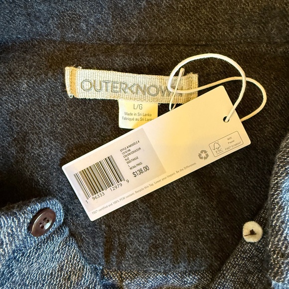 OUTERKNOWN TRANSITIONAL FLANNEL UTILITY SHIRT - Picture 2 of 4